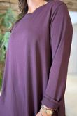 Made in Italy Oscar Midaxi Swing Dress Aubergine